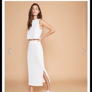 *NOT SELLING* ISO Lou & Grey white top & skirt set